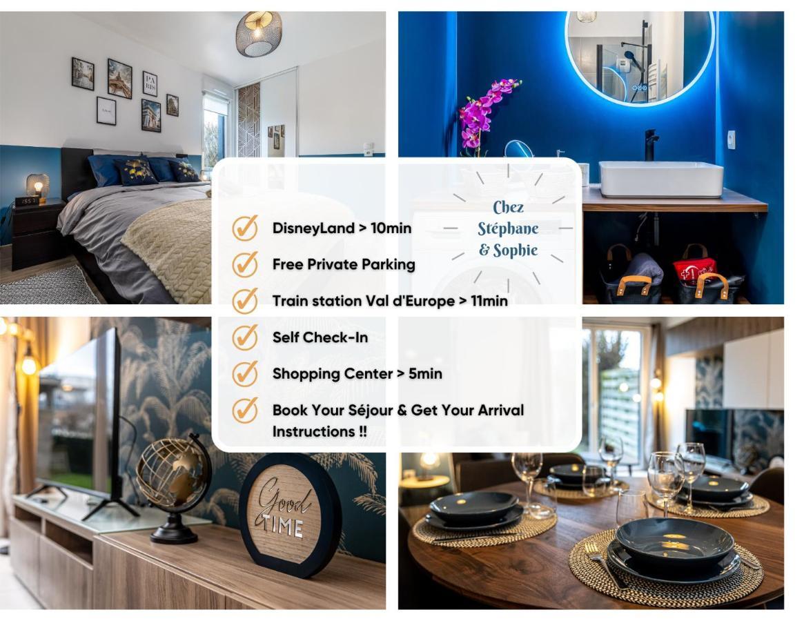 Chez Stephane & Sophie - 10Min Disneyland, Free Parking, Big Garden モンテヴラン エクステリア 写真
