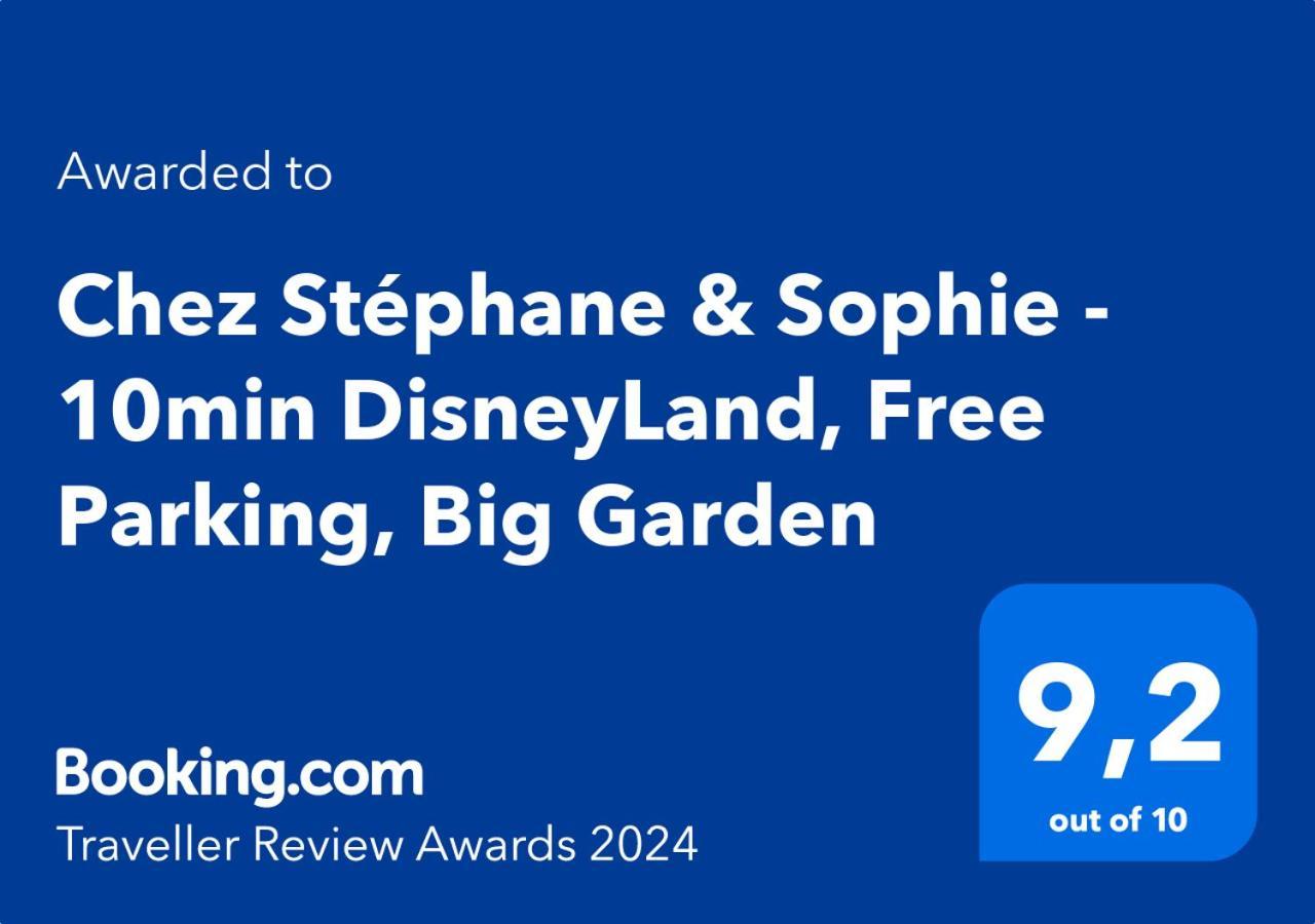 Chez Stephane & Sophie - 10Min Disneyland, Free Parking, Big Garden モンテヴラン エクステリア 写真